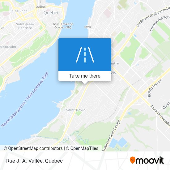 Rue J.-A.-Vallée map
