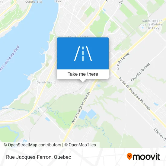 Rue Jacques-Ferron map
