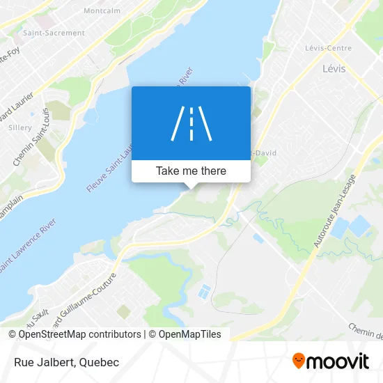 Rue Jalbert map