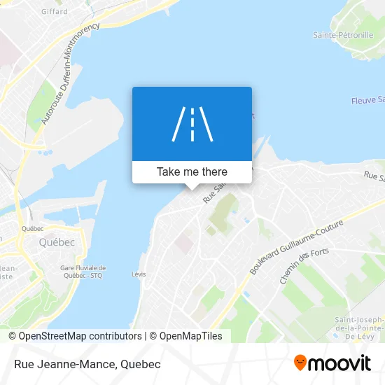 Rue Jeanne-Mance map