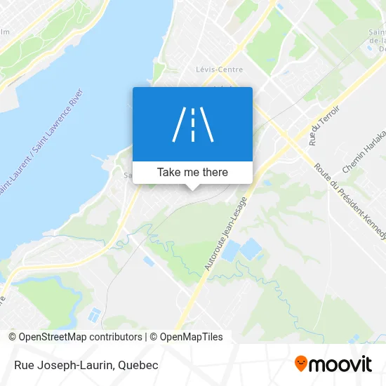 Rue Joseph-Laurin map