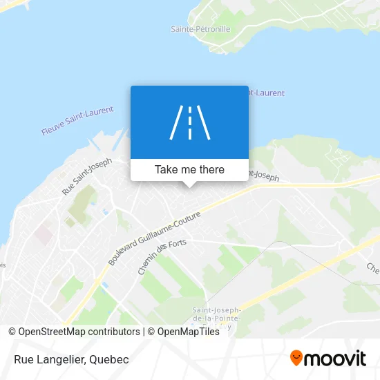 Rue Langelier map