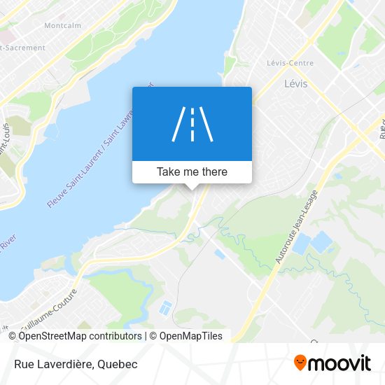 Rue Laverdière map