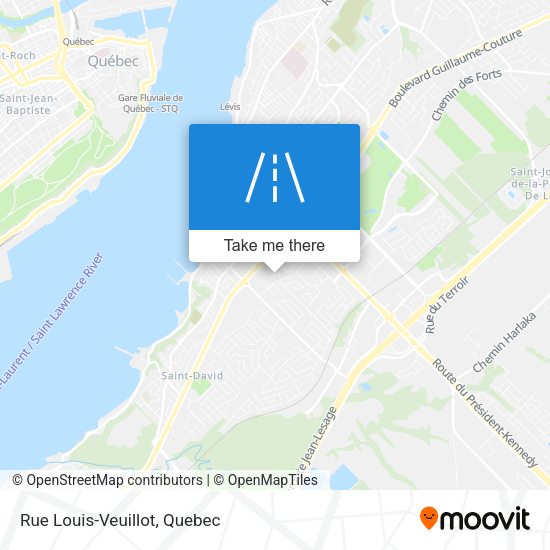Rue Louis-Veuillot map