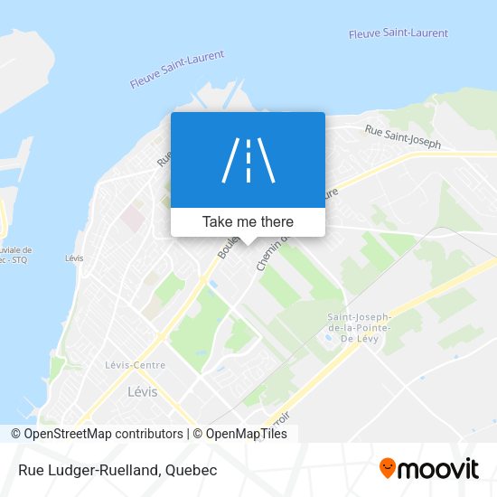 Rue Ludger-Ruelland map
