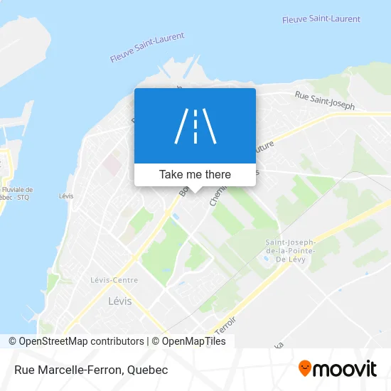 Rue Marcelle-Ferron map