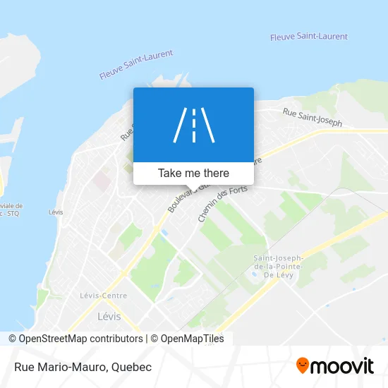 Rue Mario-Mauro map