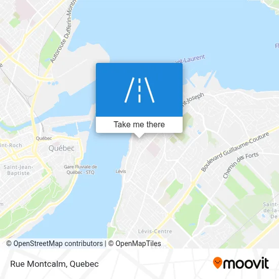 Rue Montcalm map