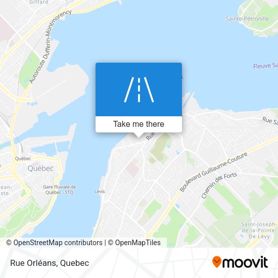 Rue Orléans map