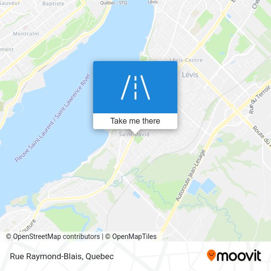 Rue Raymond-Blais map