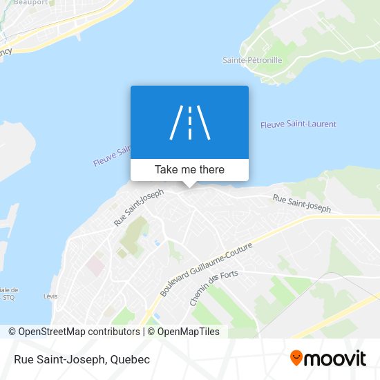 Rue Saint-Joseph map