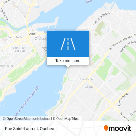 Rue Saint-Laurent map