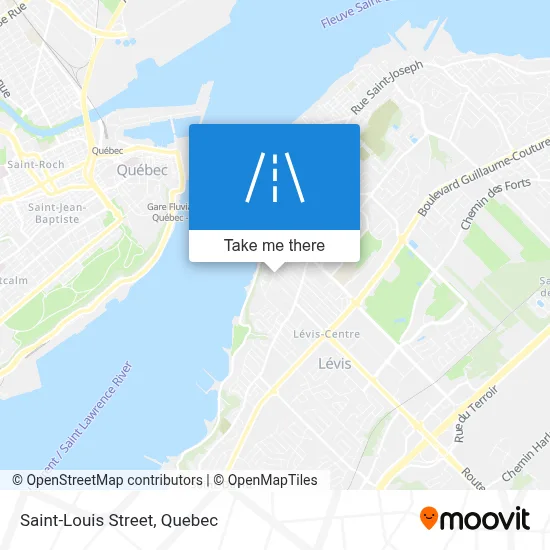Rue Saint-Louis map