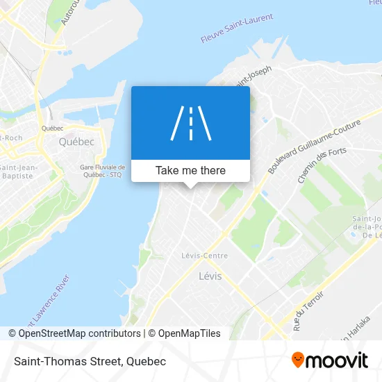 Rue Saint-Thomas map