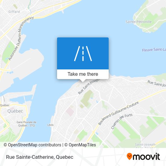 Rue Sainte-Catherine map