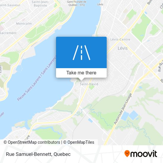 Rue Samuel-Bennett map