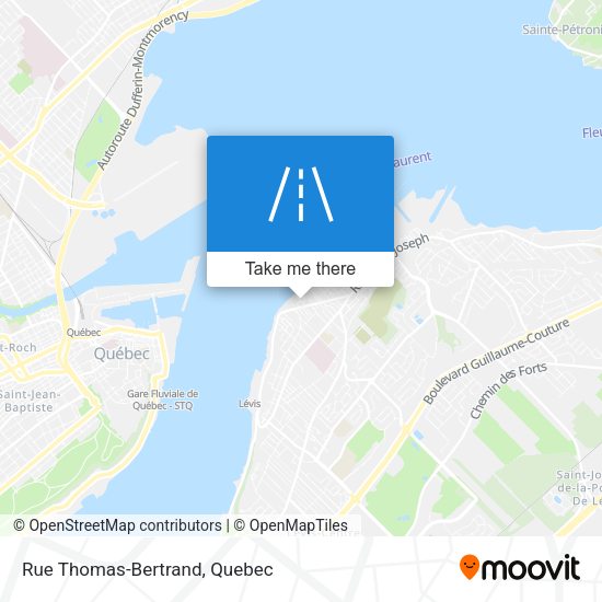 Rue Thomas-Bertrand map