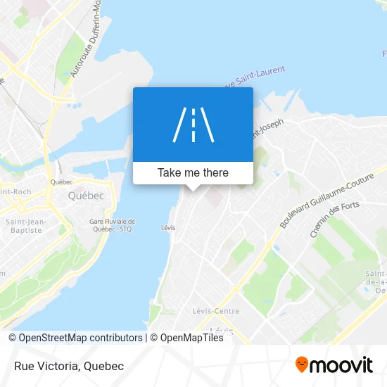 Rue Victoria map