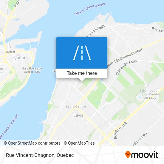 Rue Vincent-Chagnon map