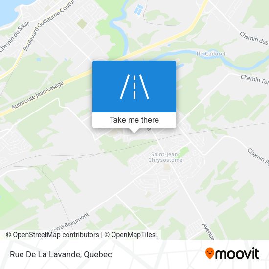 Rue De La Lavande map