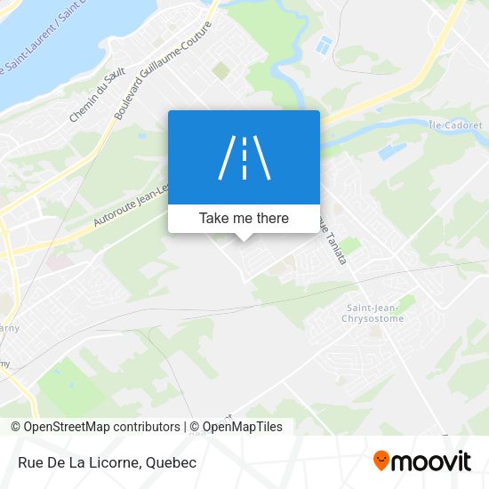 Rue De La Licorne map