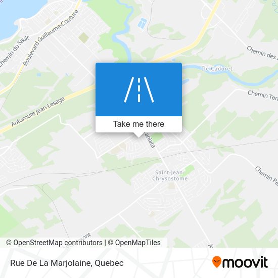 Rue De La Marjolaine map