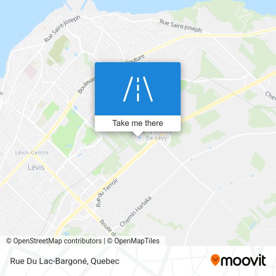 Rue Du Lac-Bargoné map