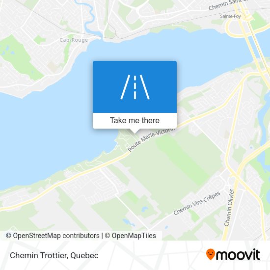 Chemin Trottier map
