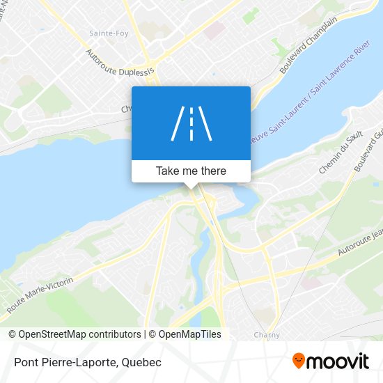Pont Pierre-Laporte map