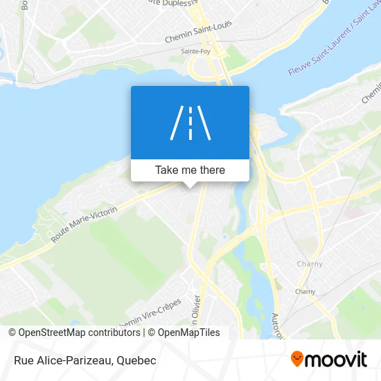 Rue Alice-Parizeau map