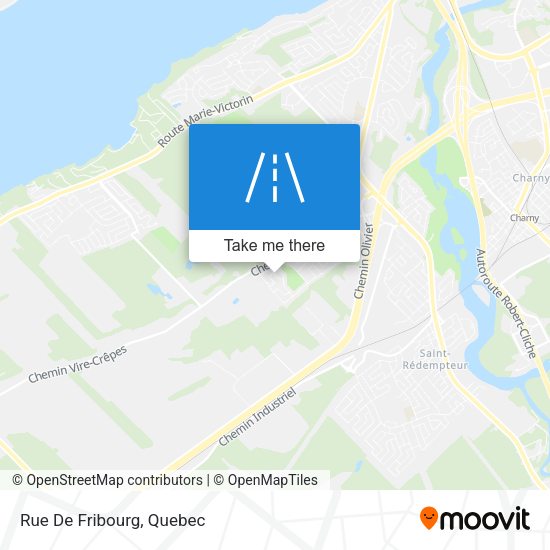 Rue De Fribourg map