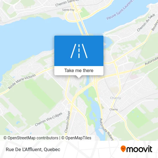 Rue De L'Affluent map