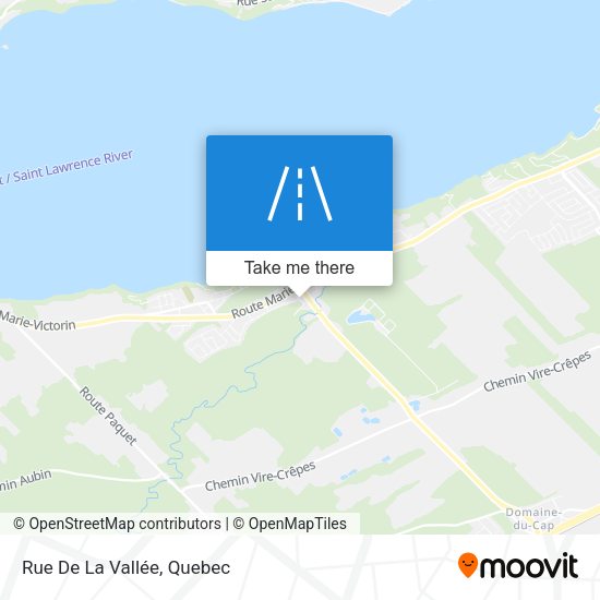 Rue De La Vallée map
