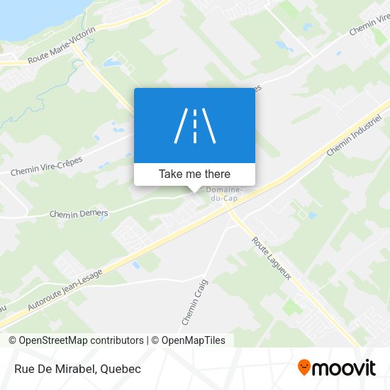 Rue De Mirabel map