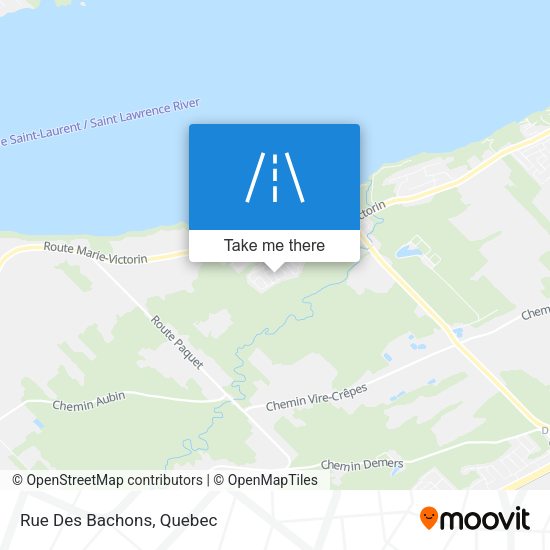 Rue Des Bachons map