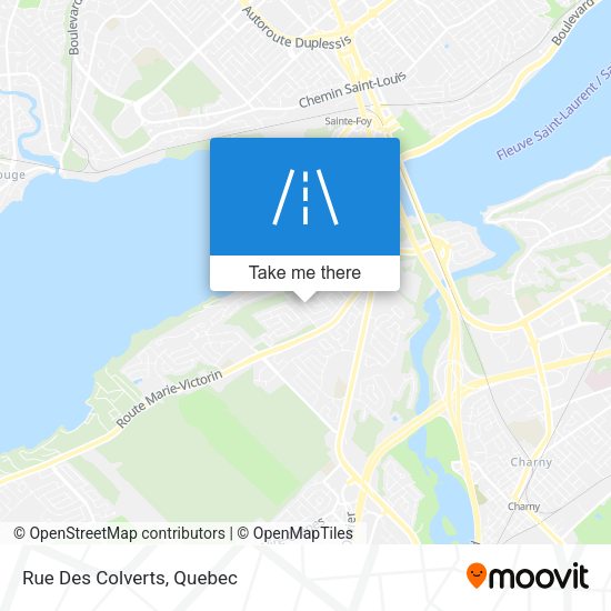 Rue Des Colverts map