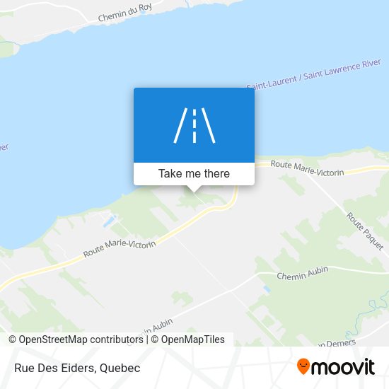Rue Des Eiders map