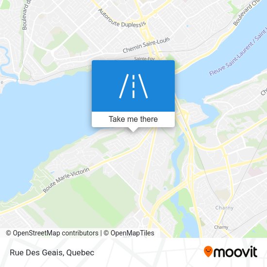 Rue Des Geais map