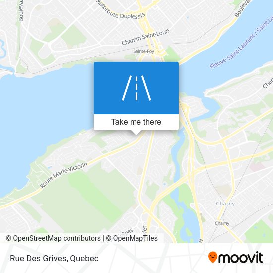Rue Des Grives map