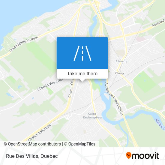 Rue Des Villas map