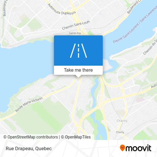 Rue Drapeau map