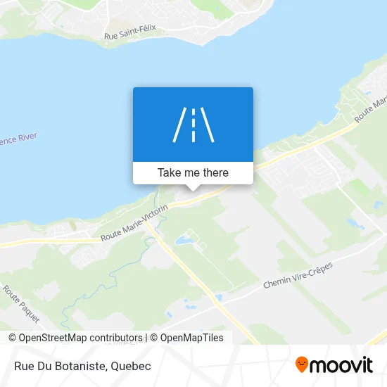 Rue Du Botaniste map