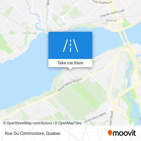 Rue Du Commodore map