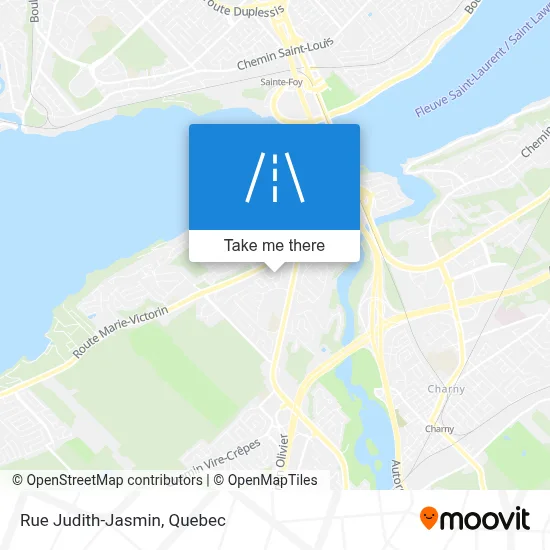 Rue Judith-Jasmin map