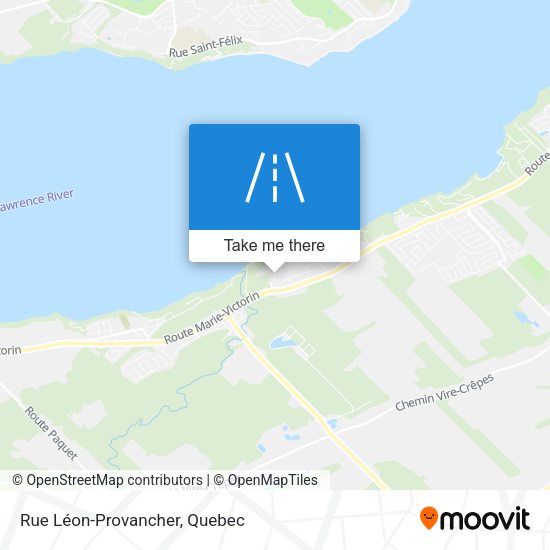 Rue Léon-Provancher map
