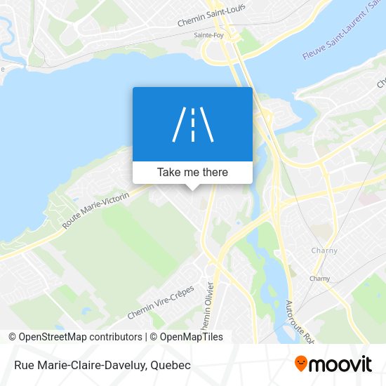 Rue Marie-Claire-Daveluy map