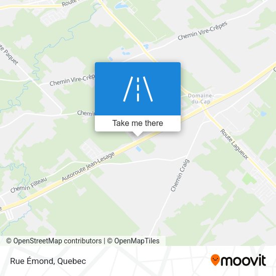 Rue Émond map