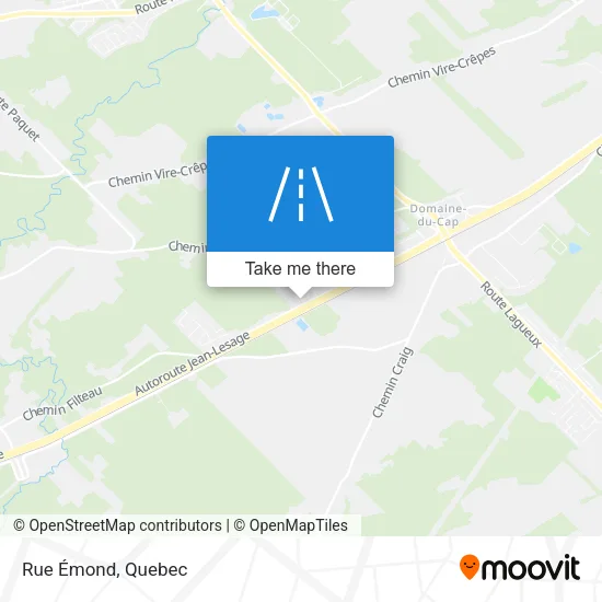 Rue Émond map