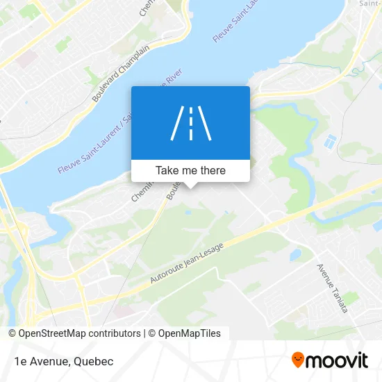 1e Avenue map