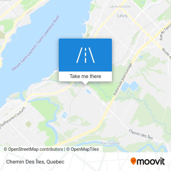 Chemin Des Îles map